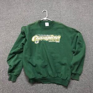 Men's Large Vintage 2003 NFC North Division Champions Green Bay Packers Sweater
